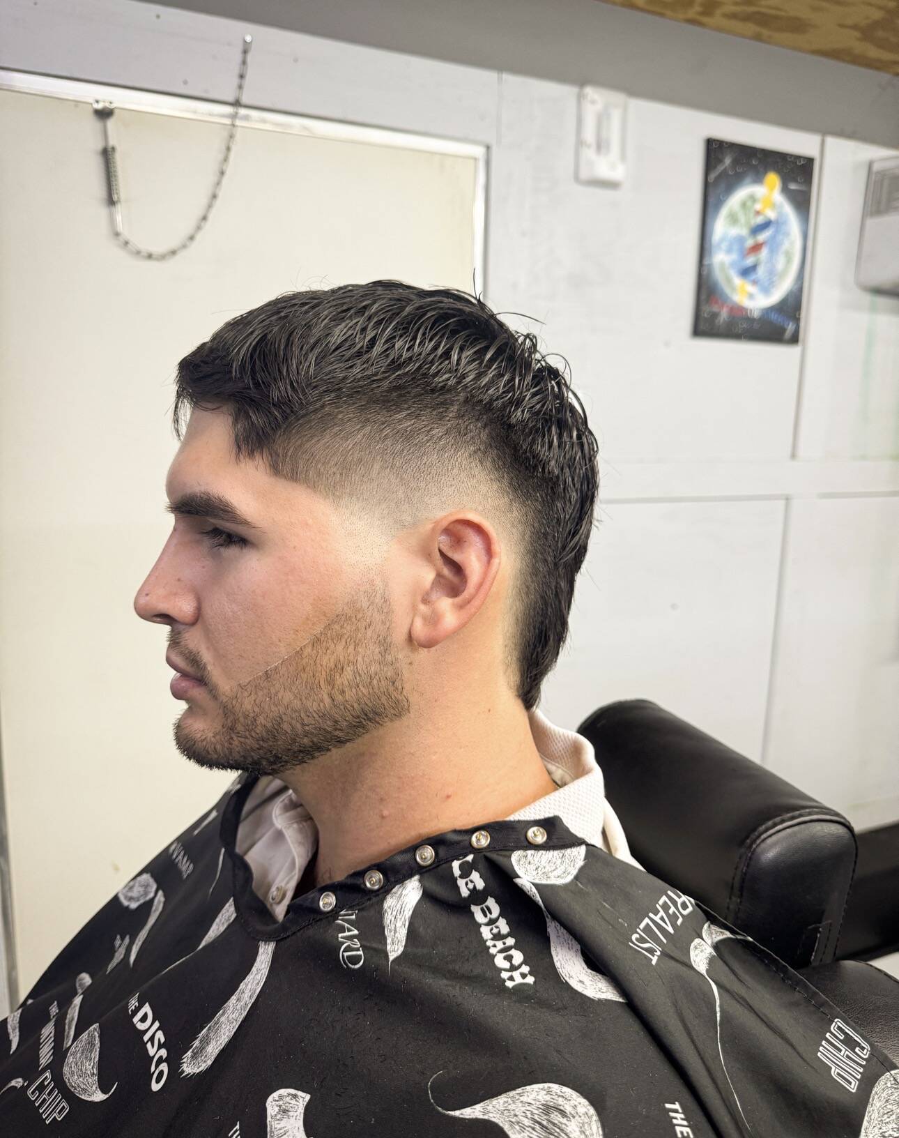 Fresh fade from Zavi’s chair at Bless Blades